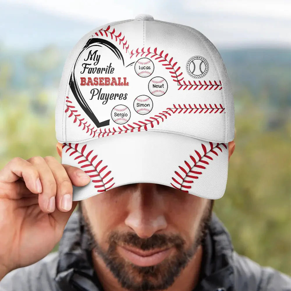 My Favorite Baseball Players - Personalized Classic Cap