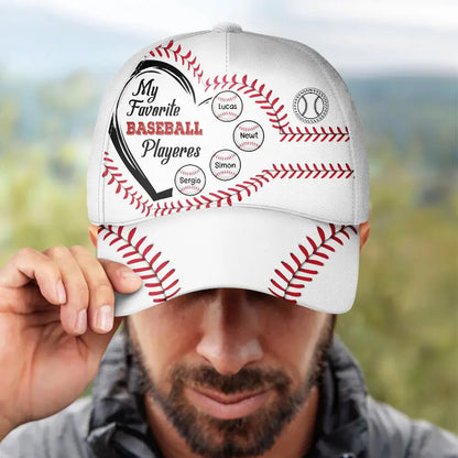 My Favorite Baseball Players - Personalized Classic Cap