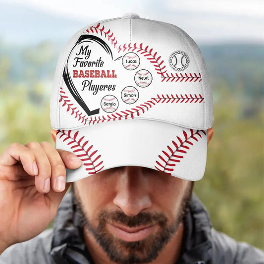 My Favorite Baseball Players - Personalized Classic Cap