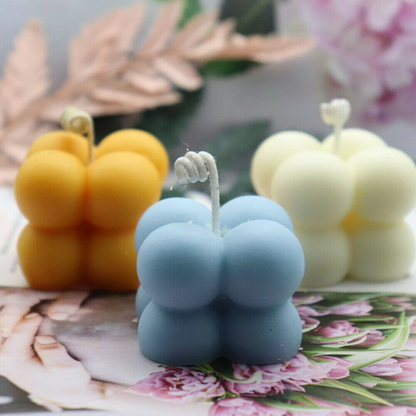 DIY Candles Mould Soy Wax Candle Mold Aromatherapy Candle 3D Silicone Moulds L