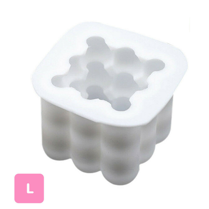 DIY Candles Mould Soy Wax Candle Mold Aromatherapy Candle 3D Silicone Moulds L
