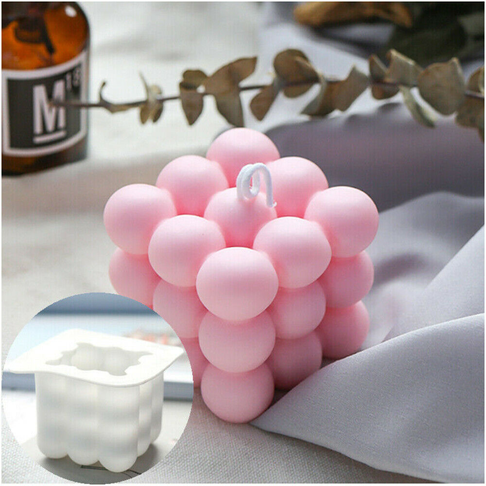 DIY Candles Mould Soy Wax Candle Mold Aromatherapy Candle 3D Silicone Moulds L