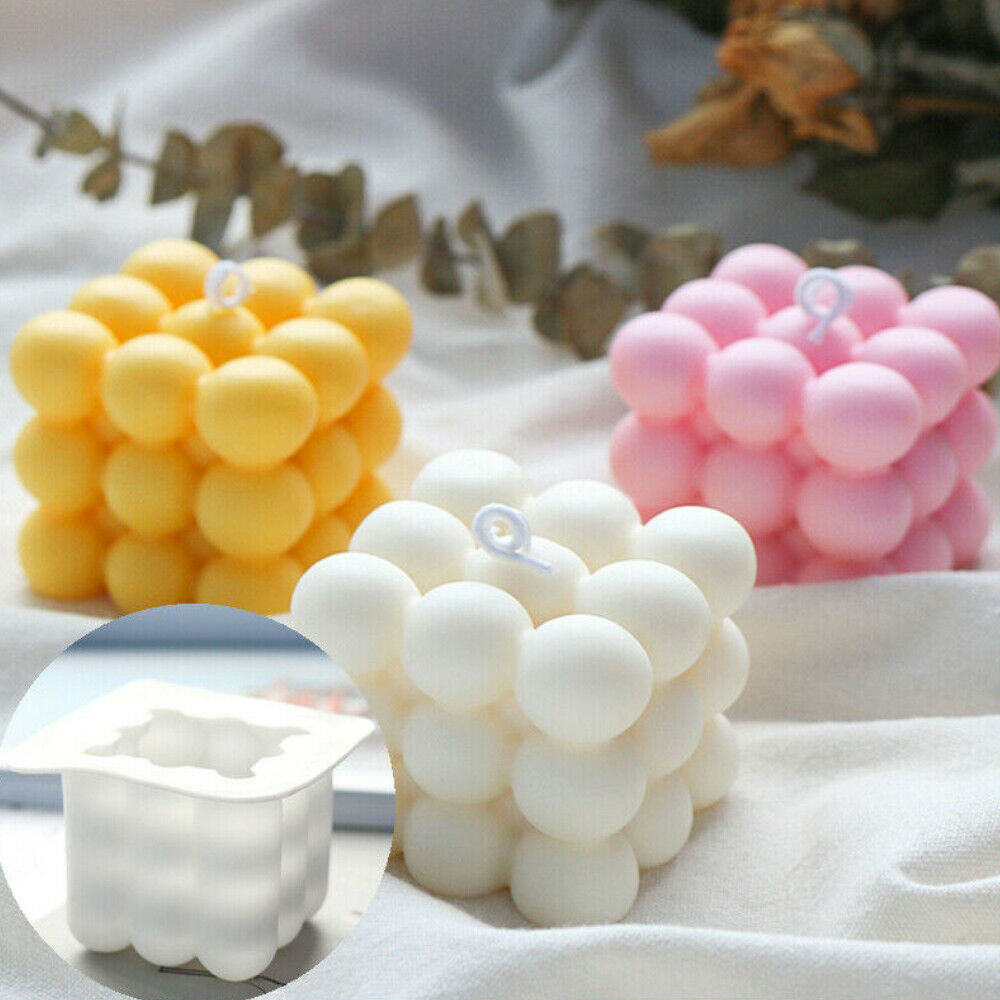 DIY Candles Mould Soy Wax Candle Mold Aromatherapy Candle 3D Silicone Moulds L