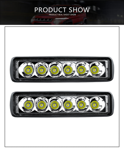 2pcs 6-Inch 10W LED Work Lights, Spotlight Off-Road LED Pods