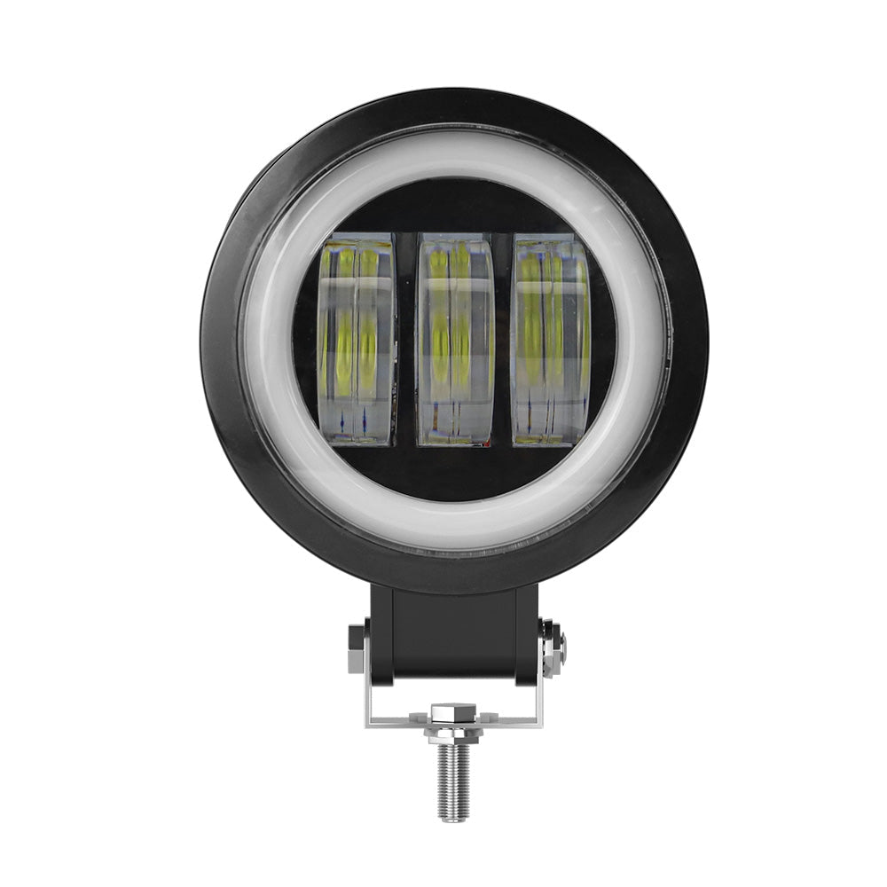 2pcs 7.6 cm LED Fog Spot Light DRL 30W Auxiliary Passing Lamp