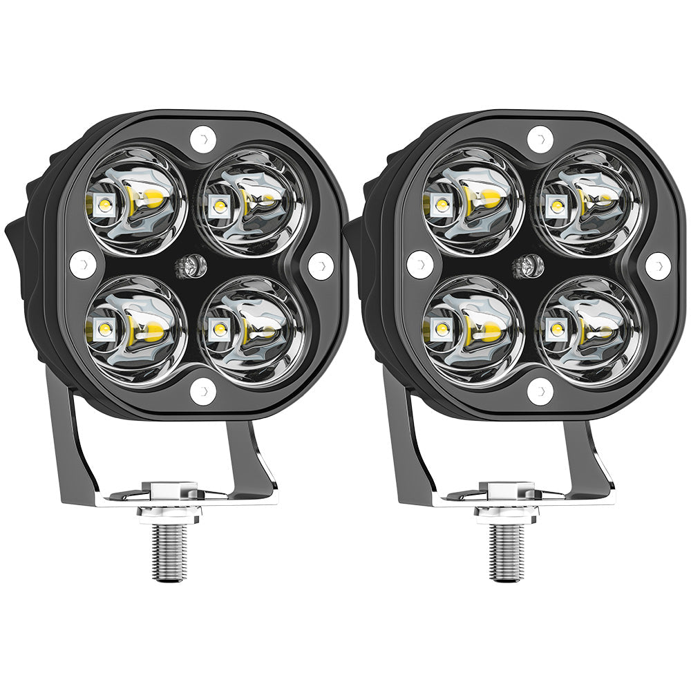2pcs LED Work Pods White Spot Off-road Driving Lights 20W