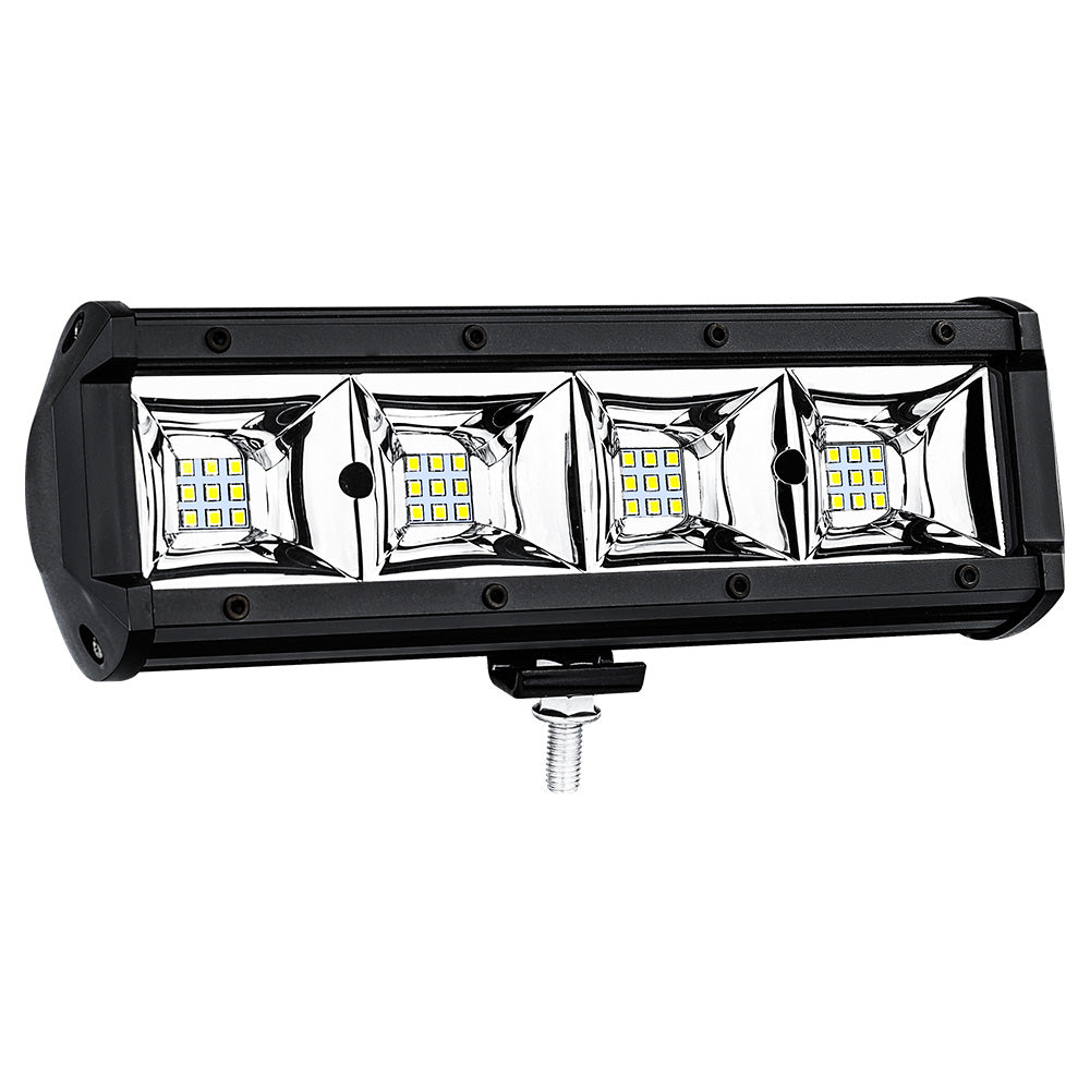 Pair 22.86cm White LED Spot Light Bar
