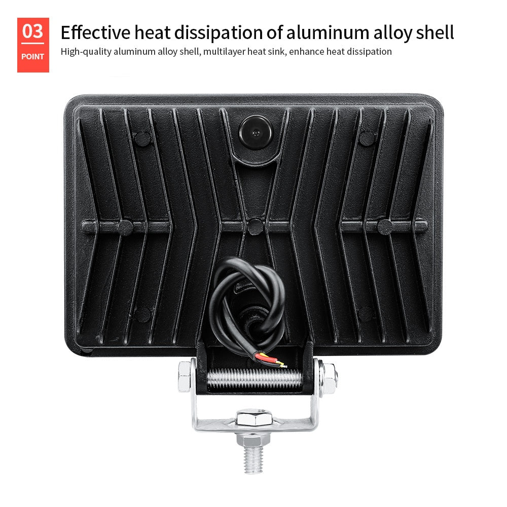 2PCS Led Work Light 5inch Flood Spot Light 23W 6500K
