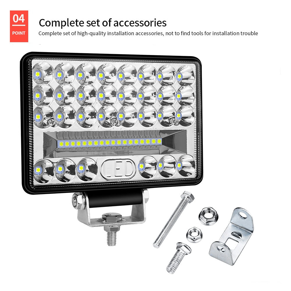 2PCS Led Work Light 5inch Flood Spot Light 23W 6500K