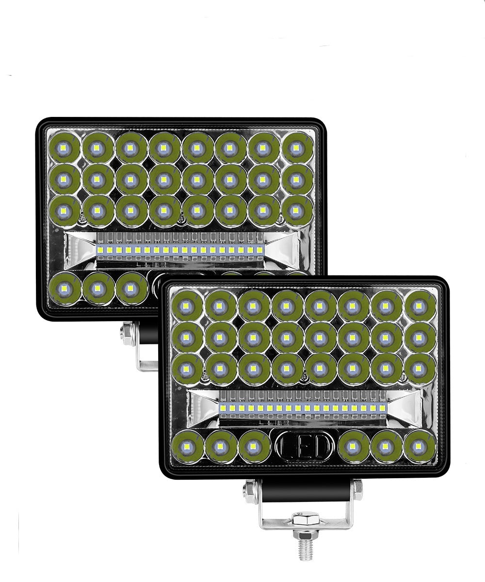 2PCS Led Work Light 5inch Flood Spot Light 23W 6500K