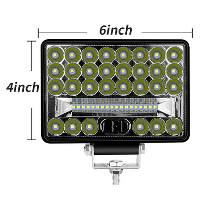 2PCS Led Work Light 5inch Flood Spot Light 23W 6500K