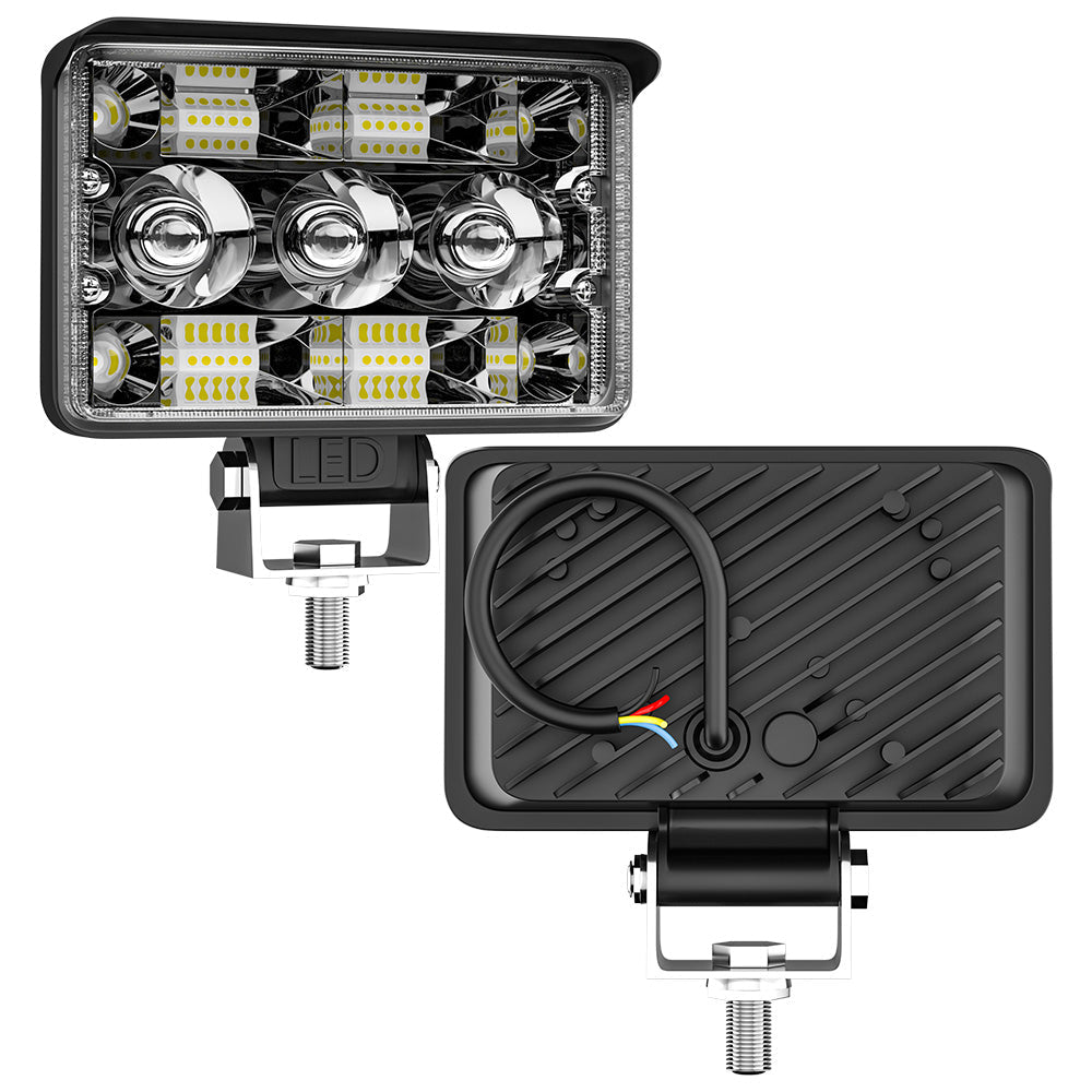 2pcs Work Lights LED Spot Lights with Protective Cover