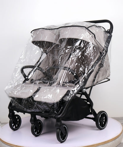 Double Pram – FlexGo Duo with Infant Capsule (Beige)