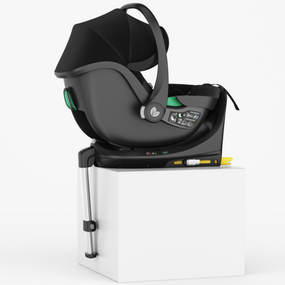 Baby Brightness Secure 1+ i-Size infant capsule  and ISOFIX base Black