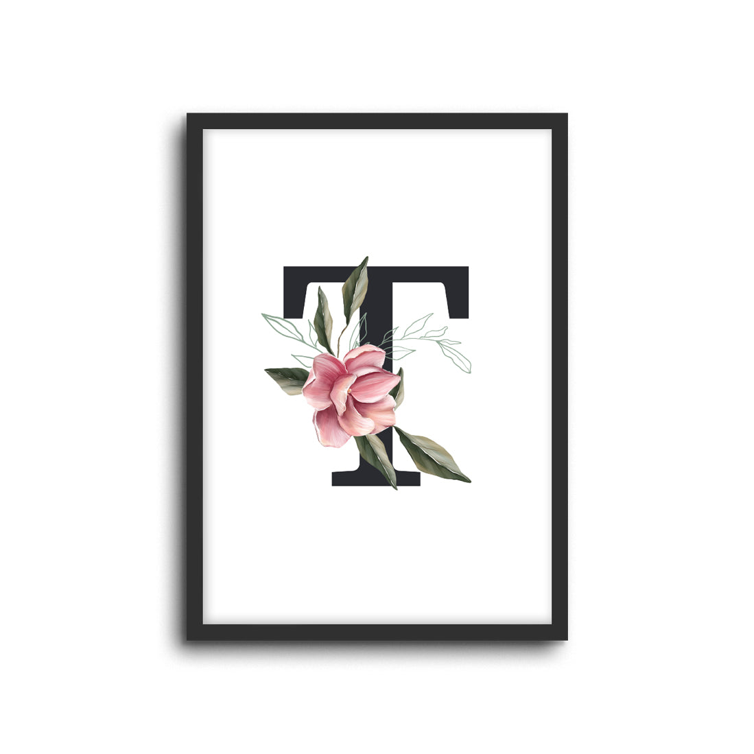 Wall Print |  Magnolia Initials