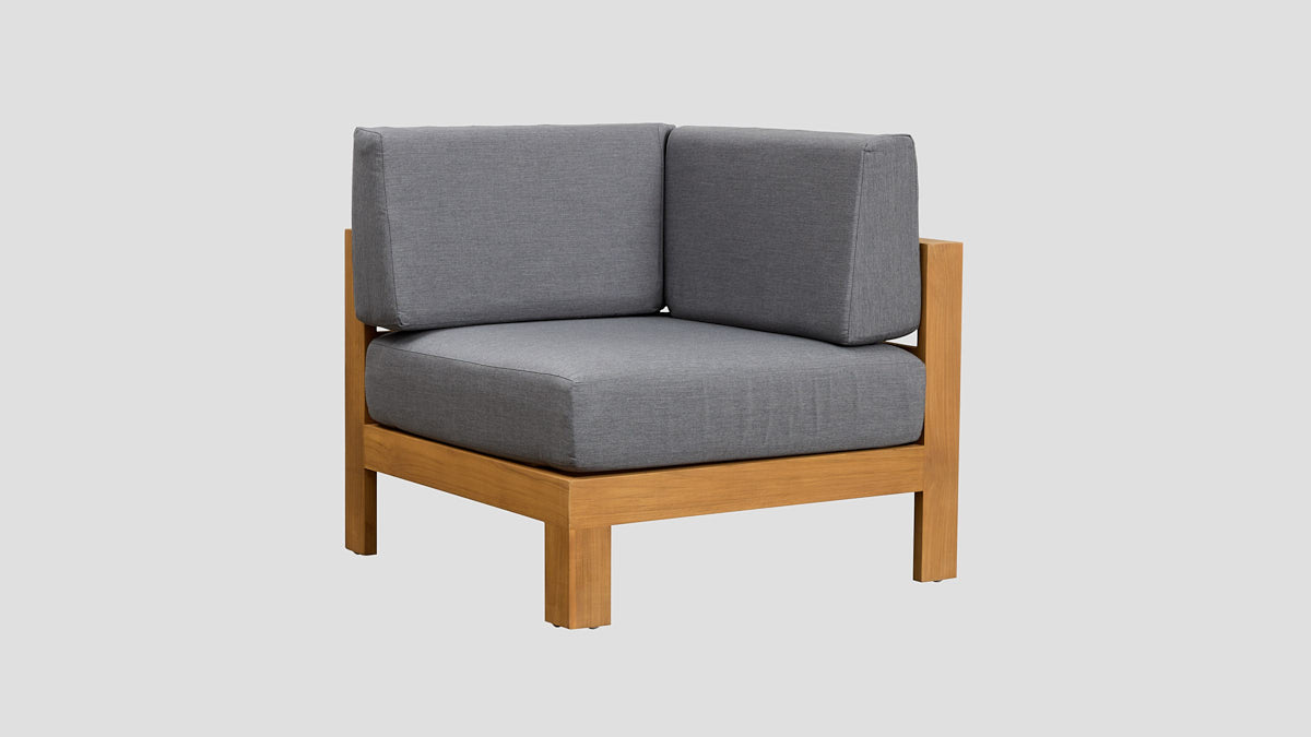 TASMAN TEAK CORNER SECTION