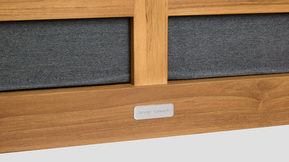 TASMAN TEAK DOUBLE SOFA