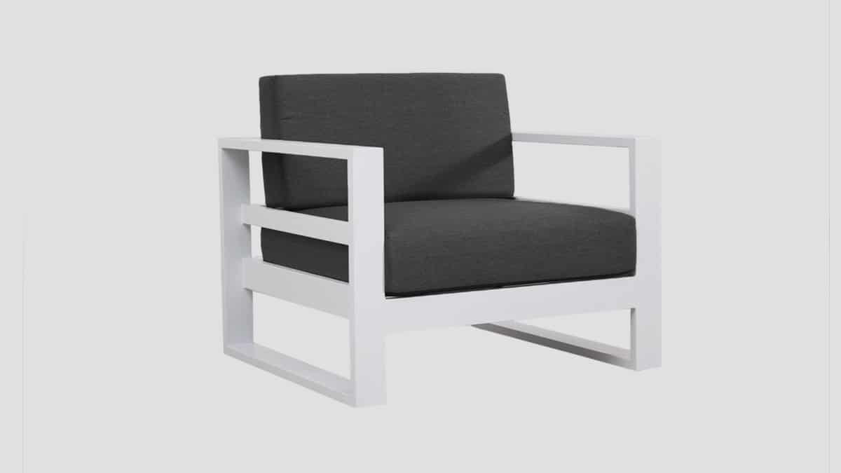 TASMAN ALU SINGLE SOFA
