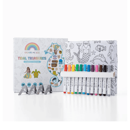 Colour Me Kids - Washable Colouring In Tablecloth Set