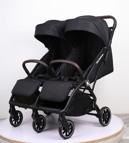 Double Pram – FlexGo Duo double stroller Black
