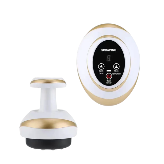 Electric Heated Gua Sha & Cupping Massager – Rechargeable Body Massage Device