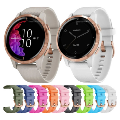 Silicone Replacement Strap for the Garmin Watch Series (available in 10 colours)