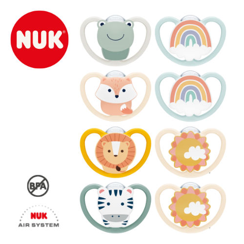 NUK Space Silicone Soother - Orthodontic & BPA-Free