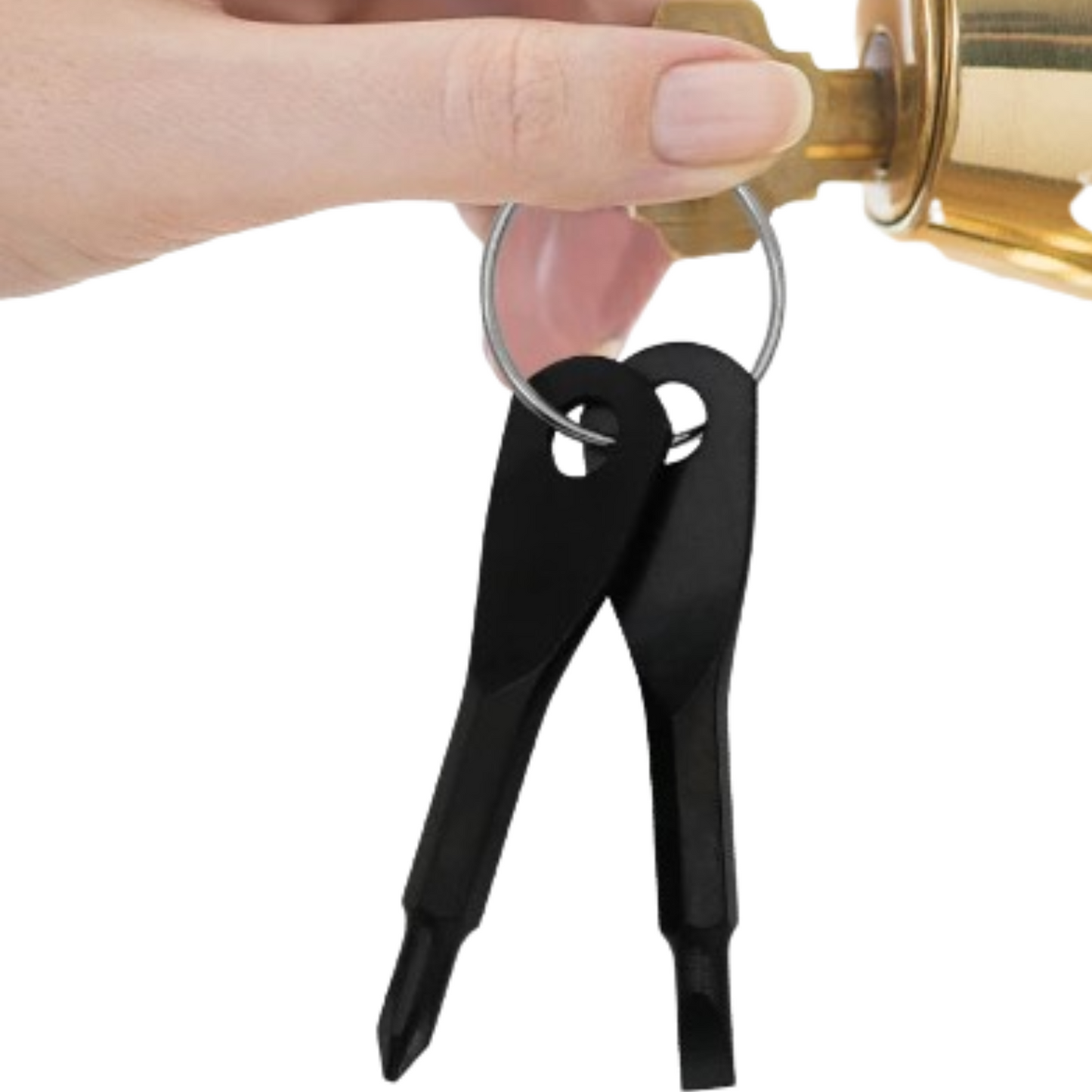 Mini Keychain Screwdriver Tool – Phillips & Slotted (2 colours available)