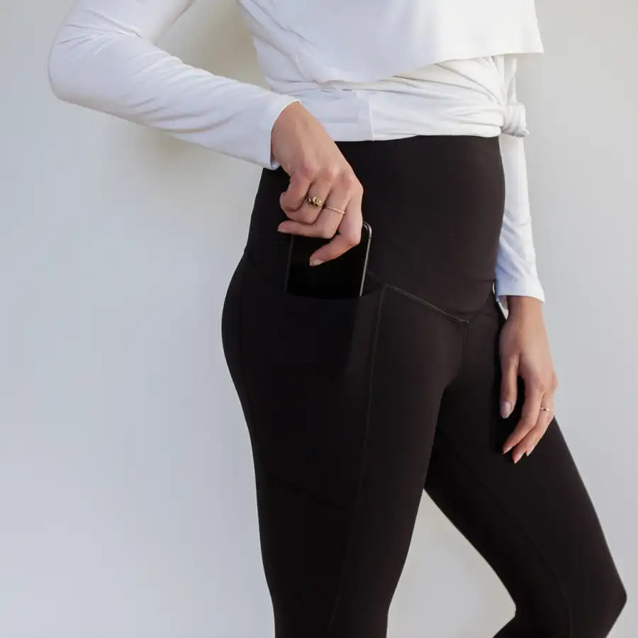 Milkbar Active Leggings | Extra High Waist 7/8 | Black - Babyonline