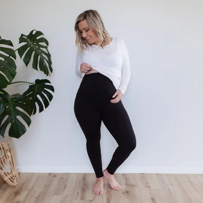 Milkbar Active Leggings | Extra High Waist 7/8 | Black - Babyonline