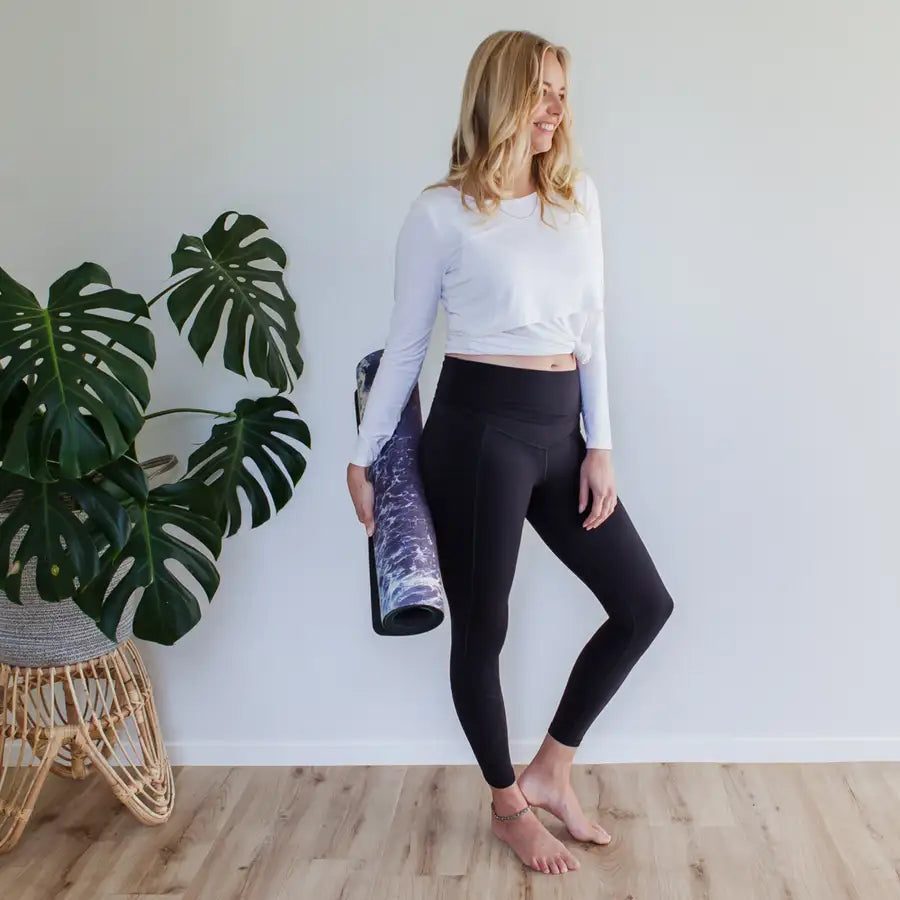 Milkbar Active Leggings | Extra High Waist 7/8 | Black - Babyonline