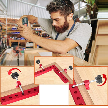 90 Degree Positioning Squares Right Angle Clamp Woodworking Carpenter Tool