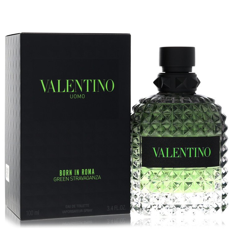 Valentino Uomo Born In Roma Green Stravaganza Eau De Toilette Spray by Valentino 100 ml