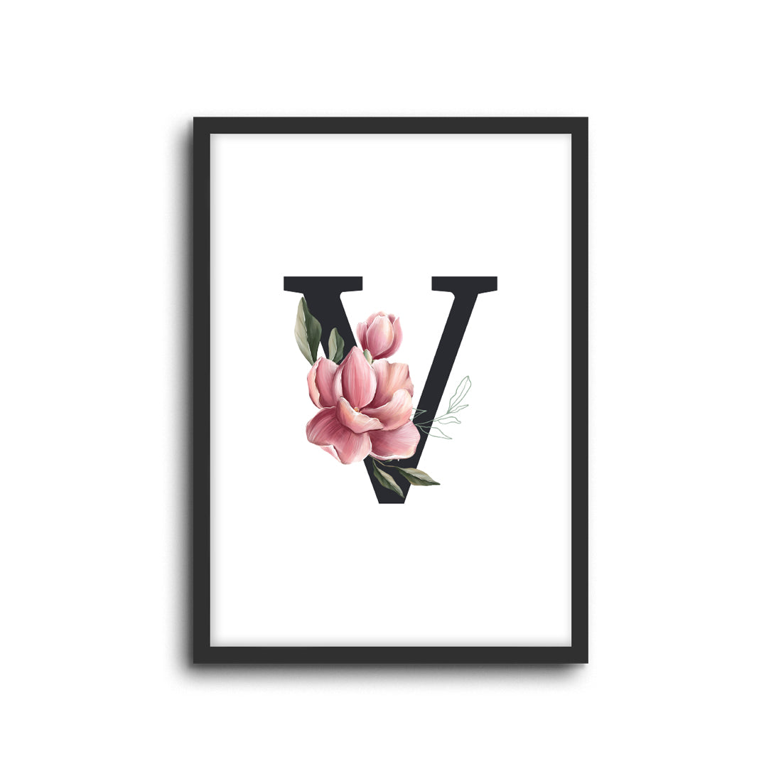Wall Print |  Magnolia Initials