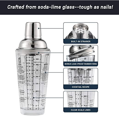 17 PCS Cocktail Shaker Set