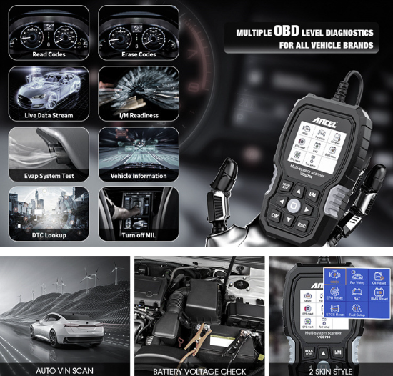 ANCEL VOD700 All Systems Diagnostic Scan Tool
