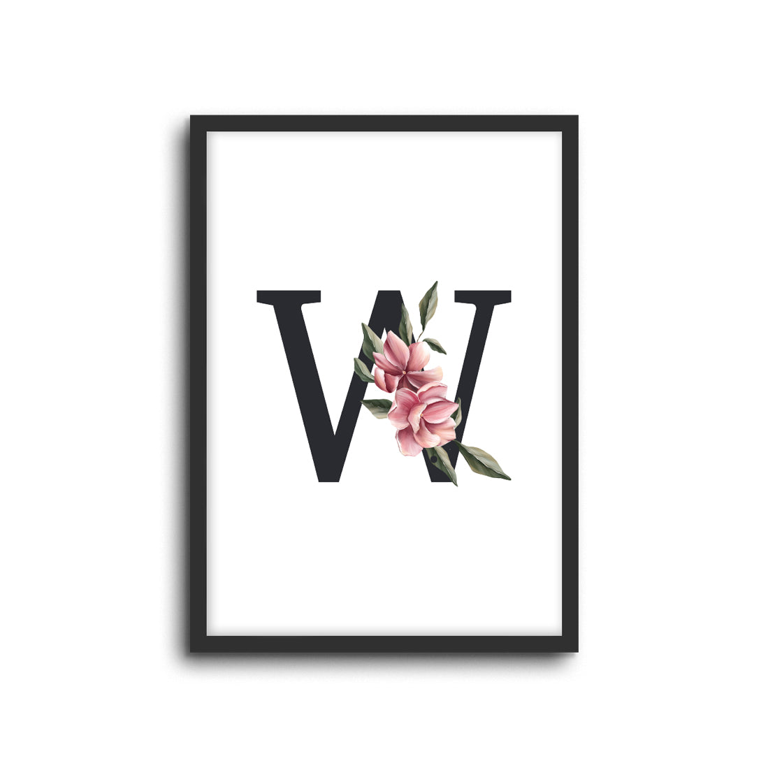Wall Print |  Magnolia Initials