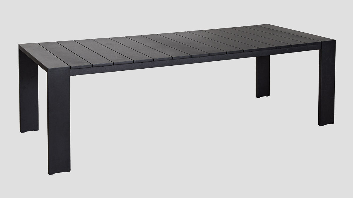 WAIHEKE ALU DINING TABLE 2.4L x 1.0W