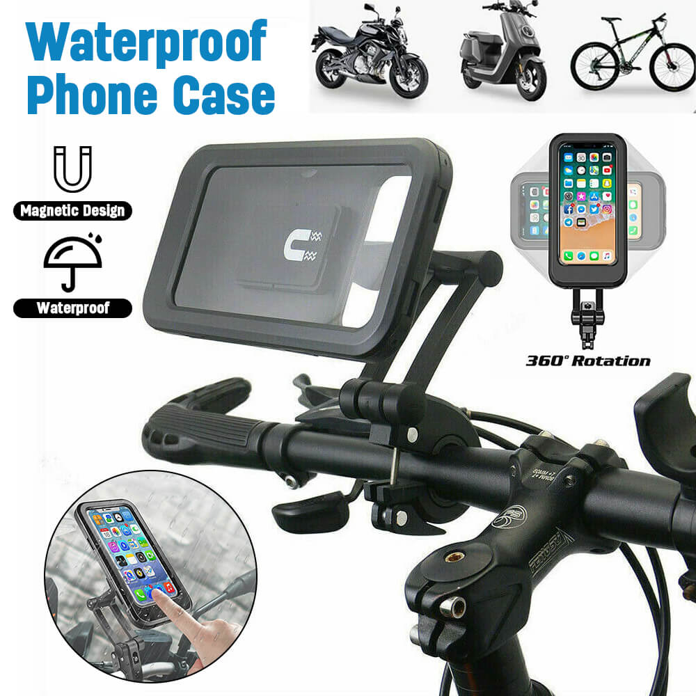 Waterproof Universal Bike / Motorcycle Phone Holder ( Phone Mount )