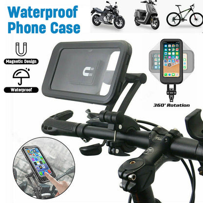 Waterproof Universal Bike / Motorcycle Phone Holder ( Phone Mount )