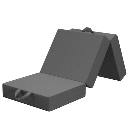 BedStory Folding Mattress Small Single Trifold Mattress Firm Support Foam Washable Cover 15cm