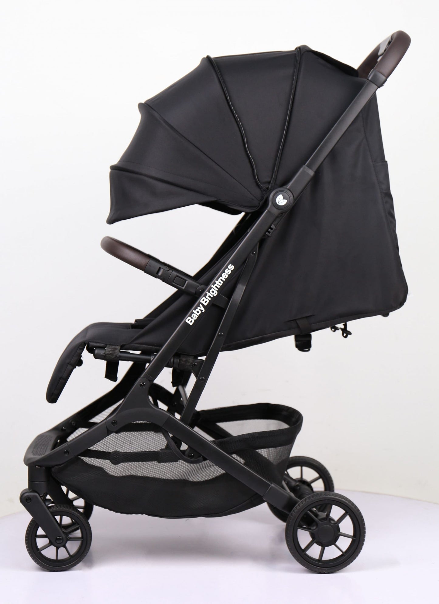 Travel Pram – AirGo Lightweight Stroller with Booster Seat (Black)