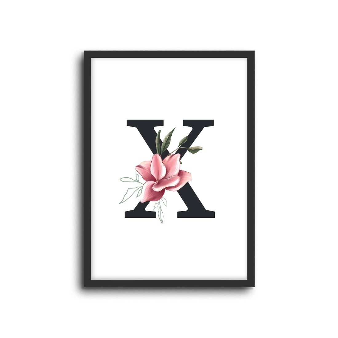 Wall Print |  Magnolia Initials