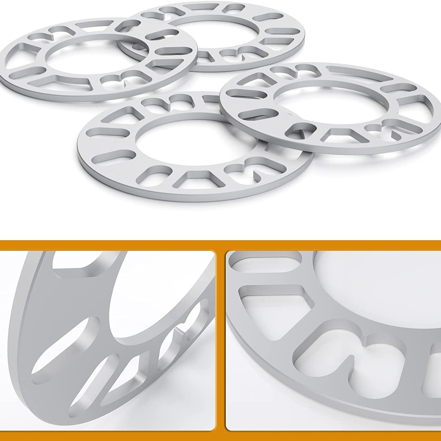Alloy Aluminum Wheel Spacers Shims Spacer - 10mm