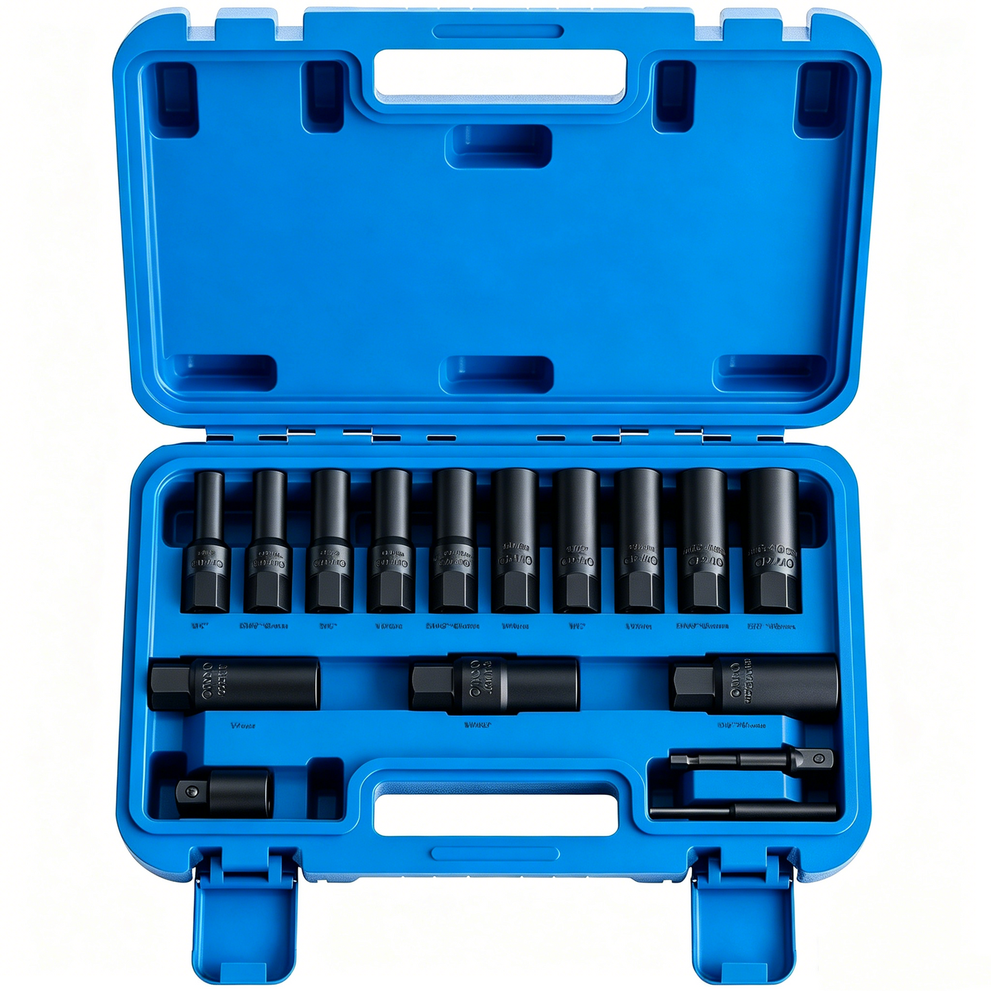 16pcs Spiral Type Deep Bolt Remover Set,Wheel Lock Removal Kit