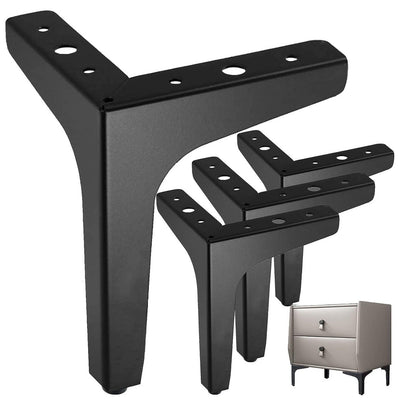 4Pcs Upgraded Metal Furniture Legs 10cm