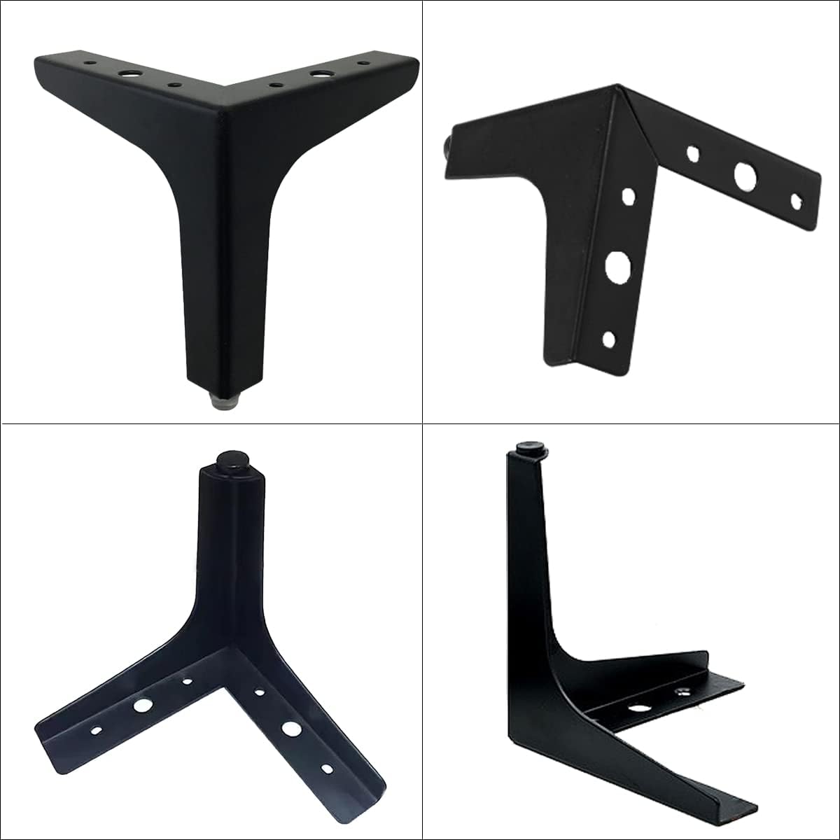 4Pcs Upgraded Metal Furniture Legs 10cm
