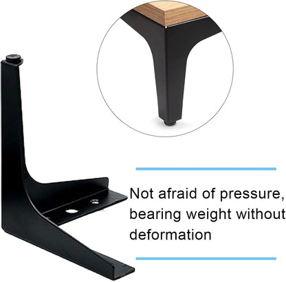 4Pcs Upgraded Metal Furniture Legs 10cm