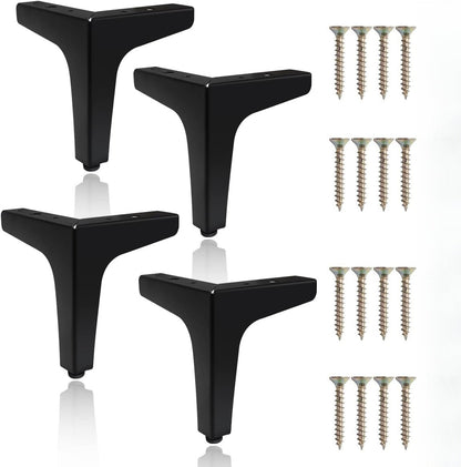 4Pcs Upgraded Metal Furniture Legs 10cm