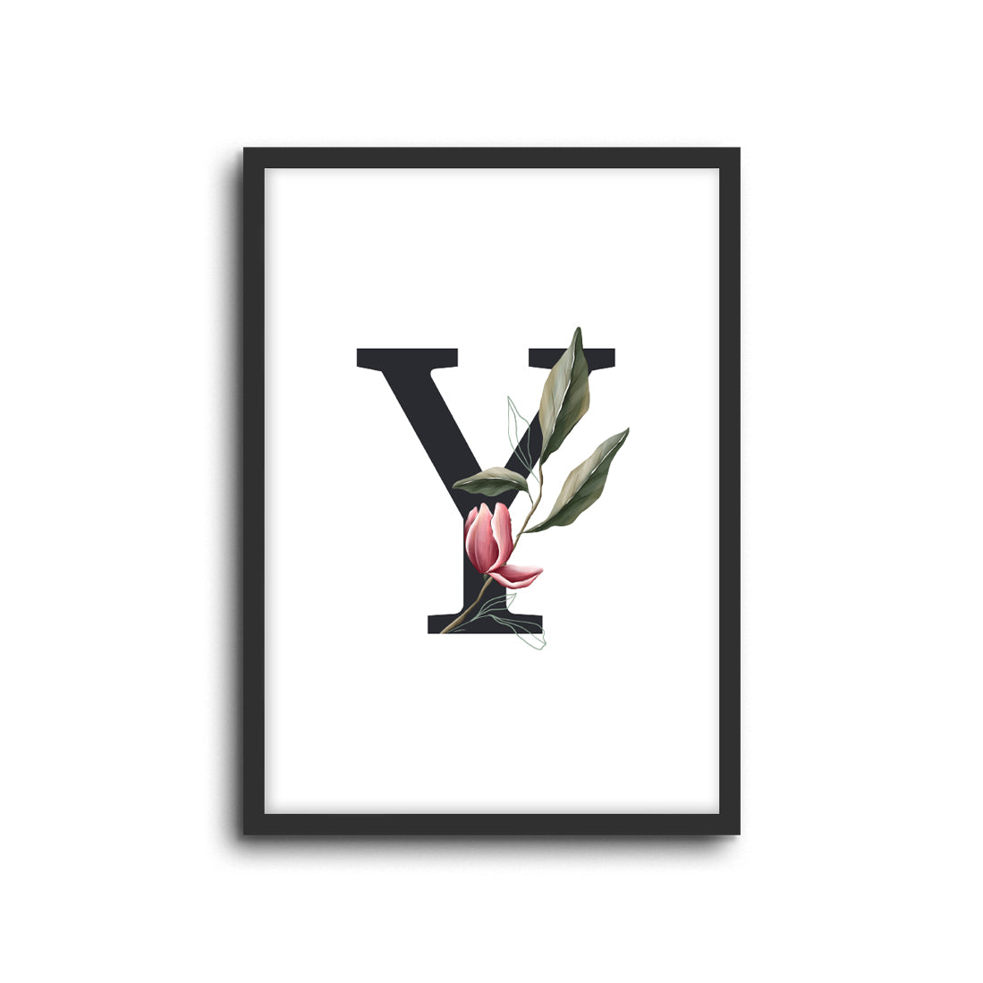 Wall Print |  Magnolia Initials